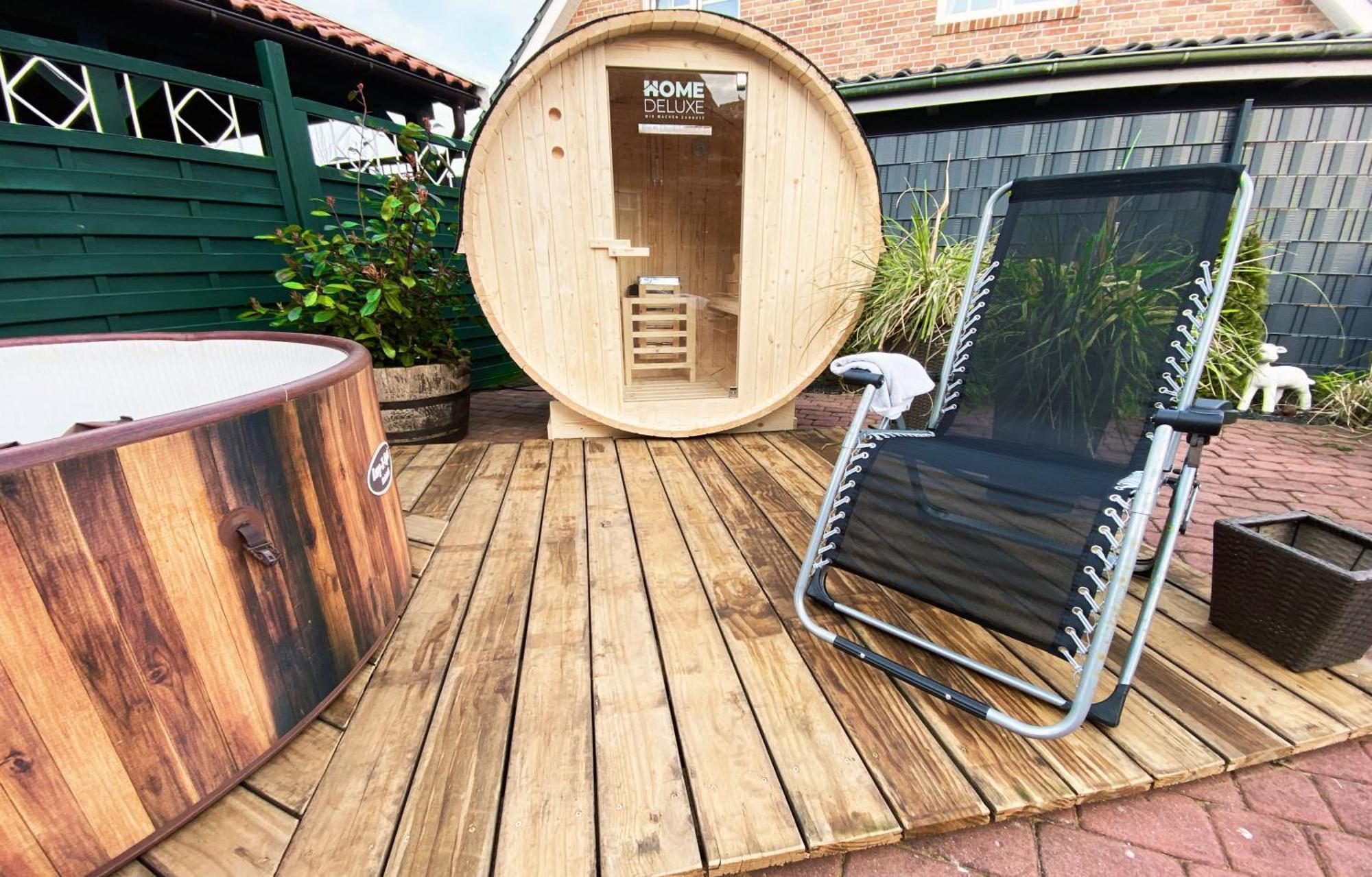 Ferien Im Wangerland Ferienwohnung Leuchtturm Minsen Schillig Hund Pool Sauna Norderaltendeich Exterior foto
